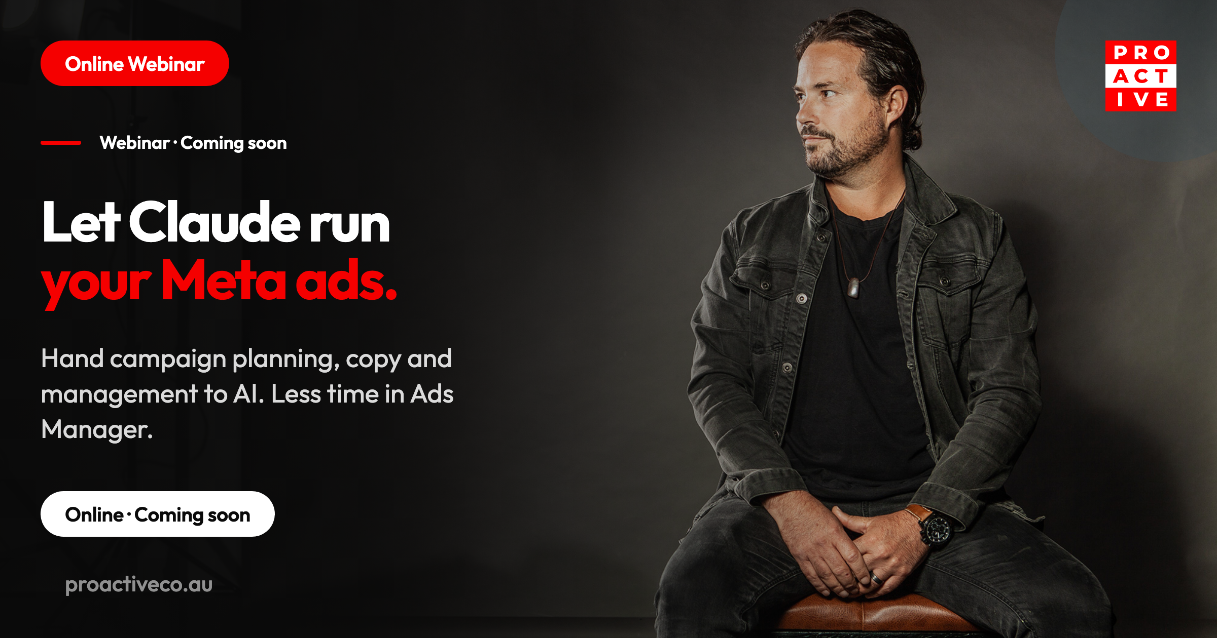 Get Claude to Manage Your Meta Advertising webinar, coming soon