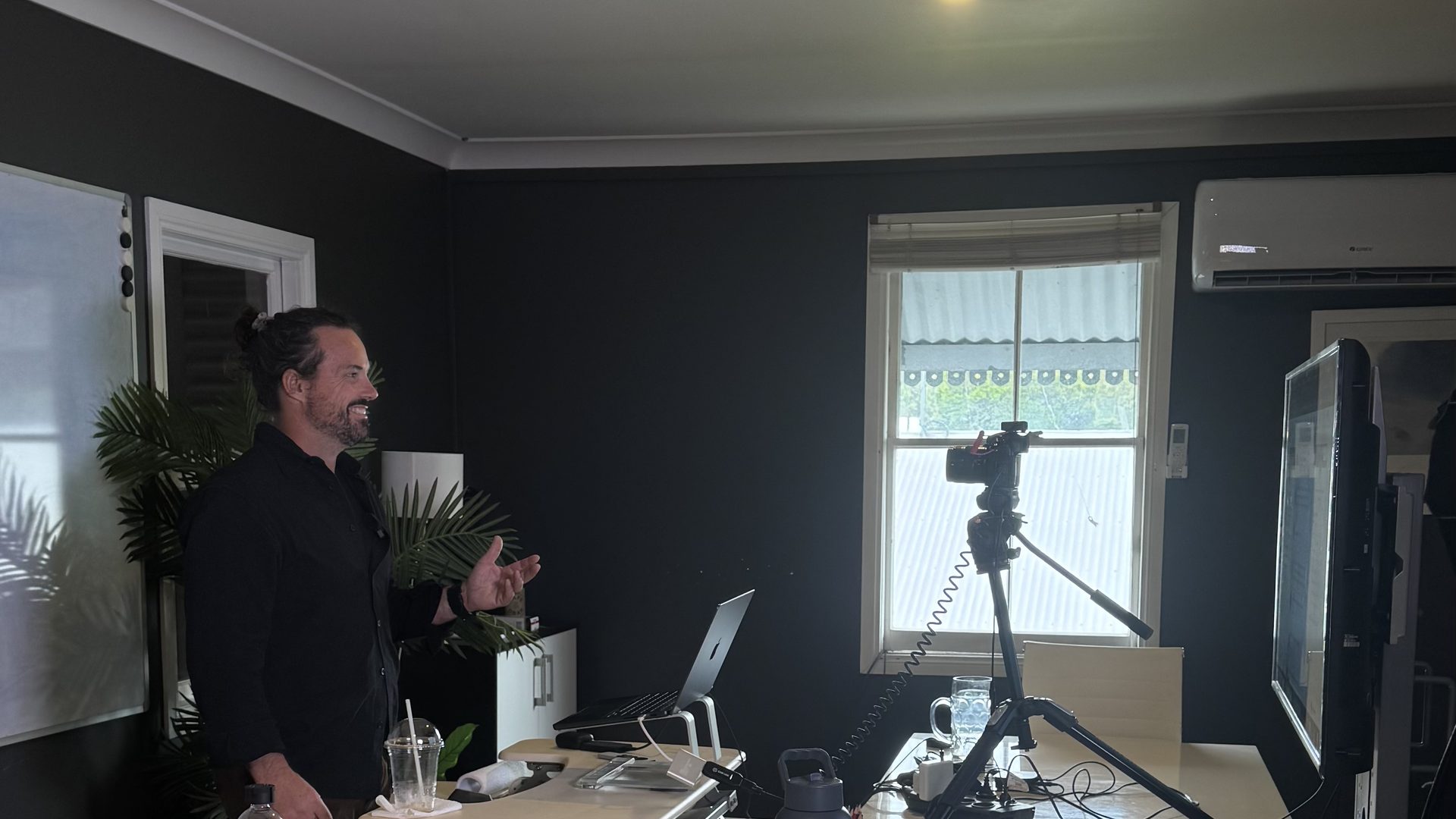 Chris Hogan's recording and workshop setup