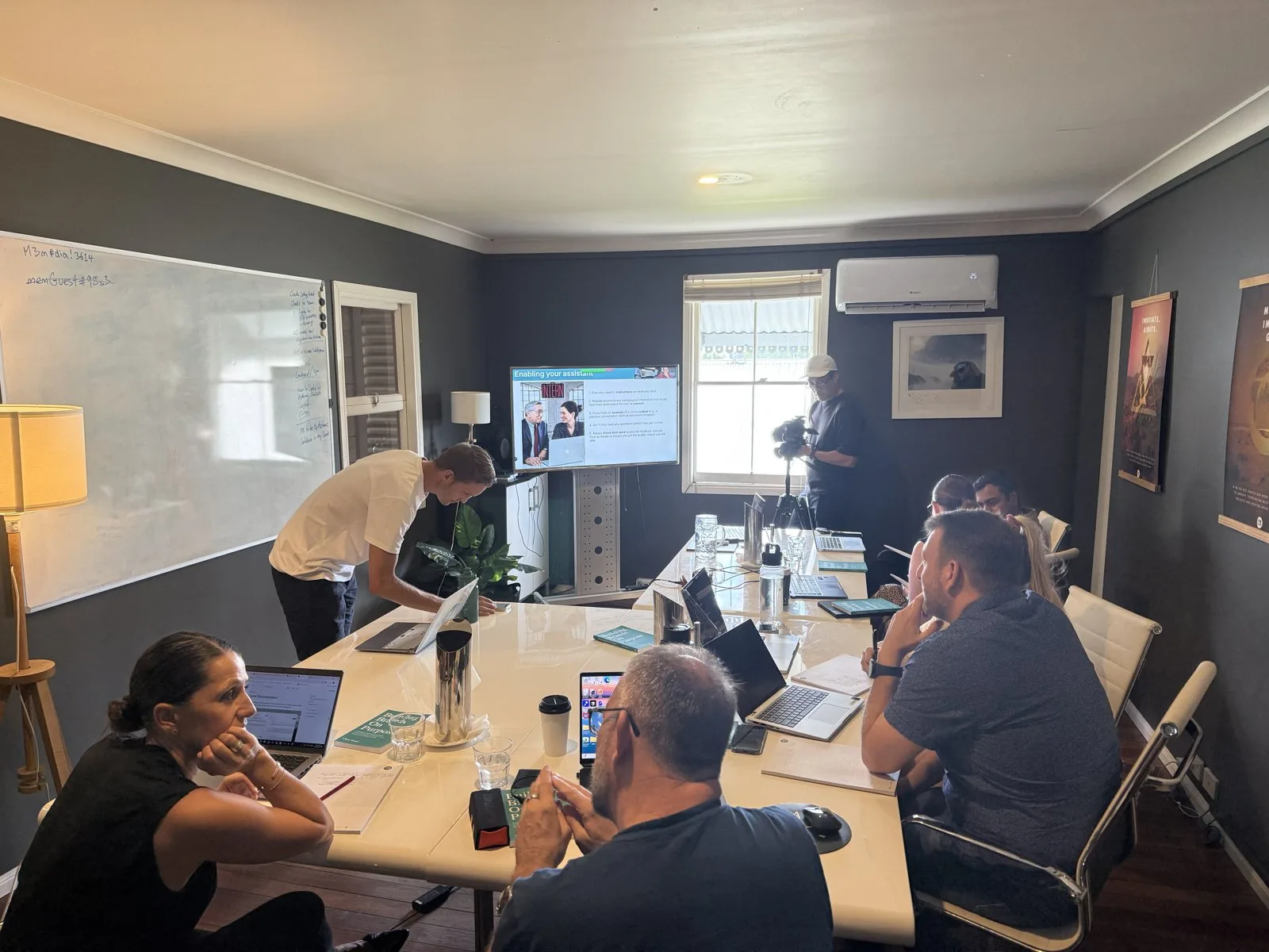 A PROACTIVE Co workshop in full swing at Burleigh Heads